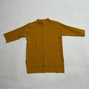 RACHEL ZOE thick mock neck half sleeve top